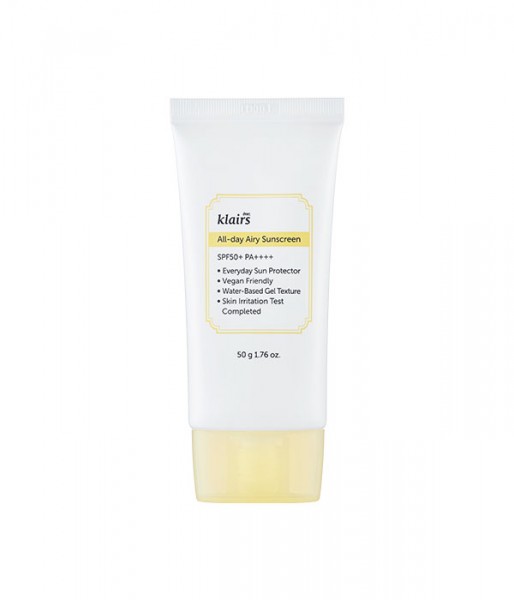 DEAR, KLAIRS All-day Airy Sunscreen