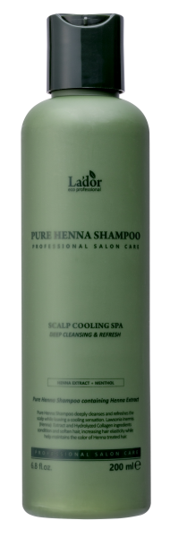 Ein erfrischendes Shampoo der Marke Lador mit Henna Extrakt