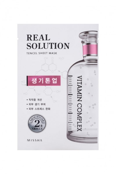 MISSHA Real Solution Tencel Sheet Mask (Brightening)