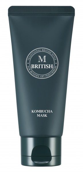 Eine Haarmaske der Marke British M mit Kombucha in Reisegröße