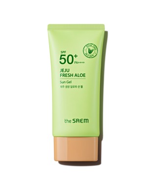 Eine Sonnencreme der Marke The Saem mit Aloe