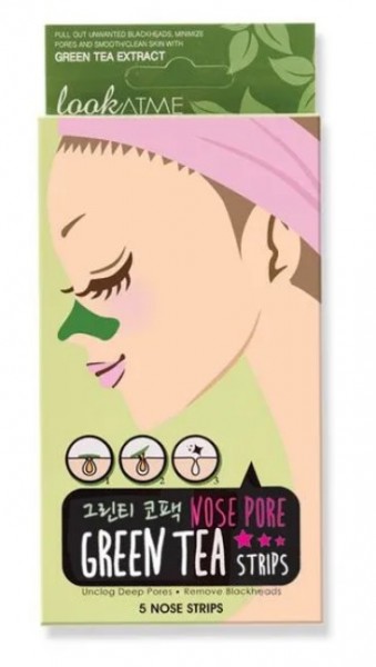 LOOK AT ME Nose Pore Strips GREEN-TEA